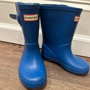 Hunter Rain boots Blue size 8